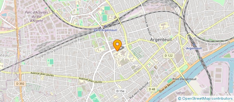 localisation de l'entreprise MONSIEUR ISSAM CHALAL  ARGENTEUIL