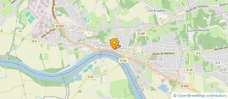 localisation de l'entreprise MONSIEUR ISSAM DACCACHE  TREVOUX