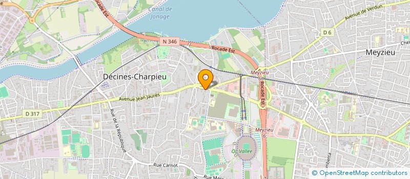 localisation de l'entreprise MONSIEUR ISSAM DACHRAOUI  DECINES-CHARPIEU