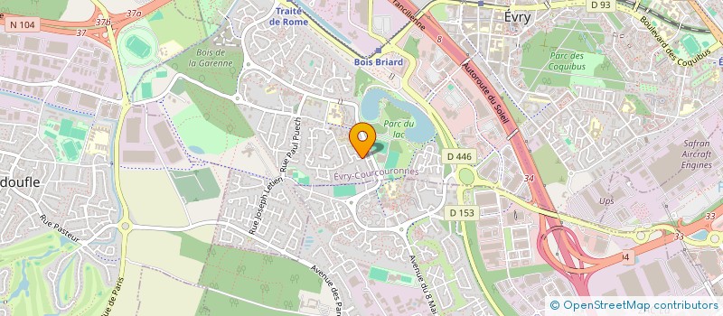 localisation de l'entreprise MONSIEUR ISSAM DAHMANI  EVRY-COURCOURONNES