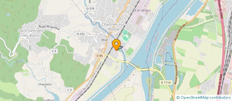 localisation de l'entreprise MONSIEUR ISSAM DJOUAD  SAINT-GEORGES-LES-BAINS