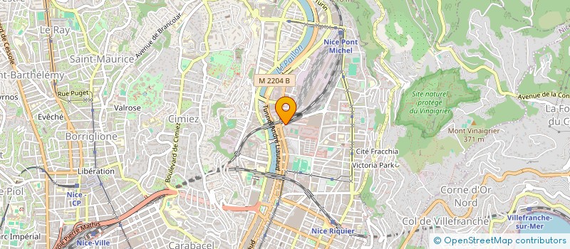 localisation de l'entreprise MONSIEUR ISSAM EDDINE GAZZAH à NICE