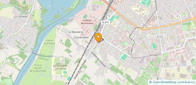 localisation de l'entreprise MONSIEUR ISSAM-EDDINE GHOUMARI  ANGERS