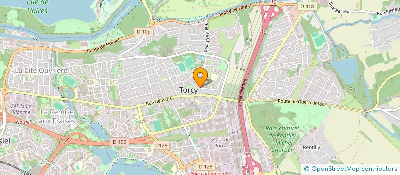 localisation de l'entreprise MONSIEUR ISSAM EL BERRAK  TORCY