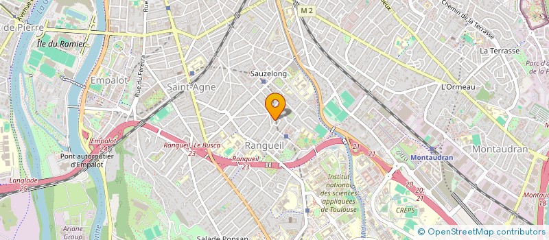 localisation de l'entreprise MONSIEUR ISSAM FELLAHL  TOULOUSE