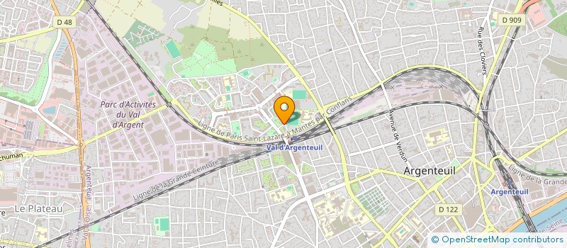 localisation de l'entreprise MONSIEUR ISSAM FILALI  ARGENTEUIL