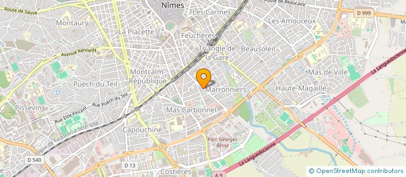 localisation de l'entreprise MONSIEUR ISSAM GARTITE  NIMES