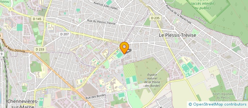localisation de l'entreprise MONSIEUR ISSAM GASSEUR à CHENNEVIERES-SUR-MARNE