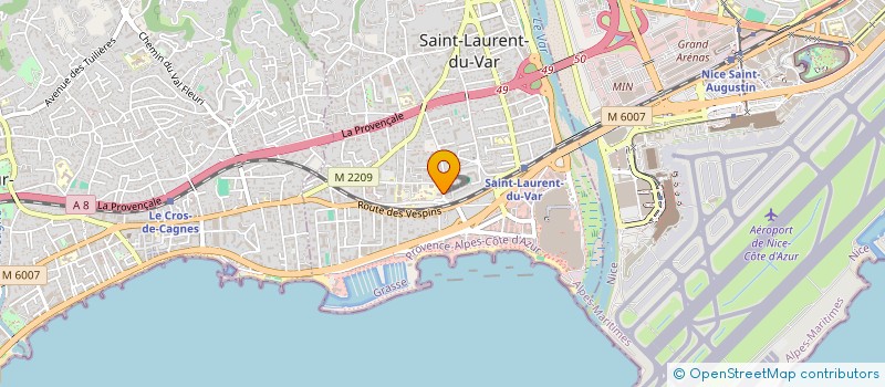 localisation de l'entreprise MONSIEUR ISSAM HABIB EDDINE  SAINT-LAURENT-DU-VAR