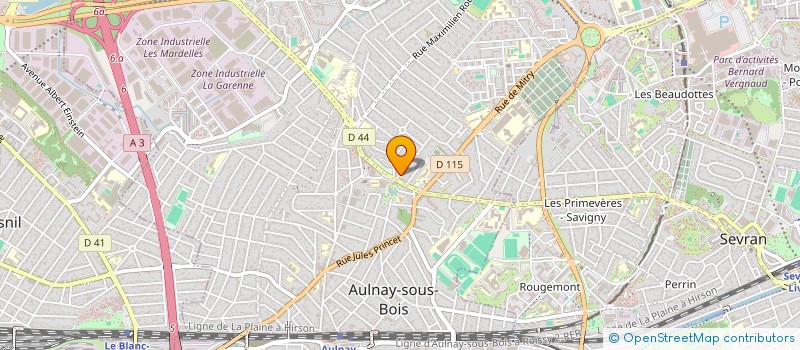 localisation de l'entreprise MONSIEUR ISSAM HAMDAOUI à AULNAY-SOUS-BOIS