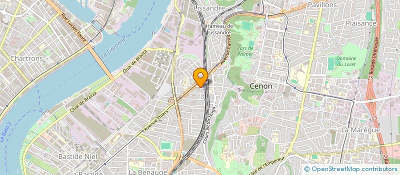 localisation de l'entreprise MONSIEUR ISSAM HAMDI  CENON