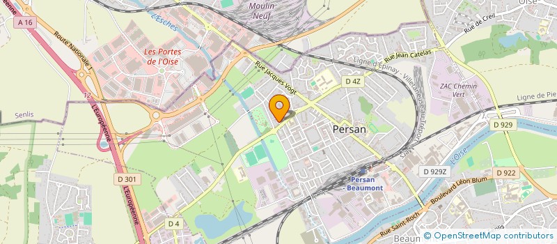 localisation de l'entreprise MONSIEUR ISSAM HAMOUNTI  PERSAN