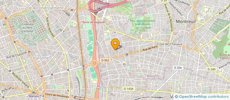 localisation de l'entreprise MONSIEUR ISSAM HANNACHI à BAGNOLET