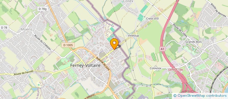 localisation de l'entreprise MONSIEUR ISSAM ICHAOUTAN à FERNEY-VOLTAIRE