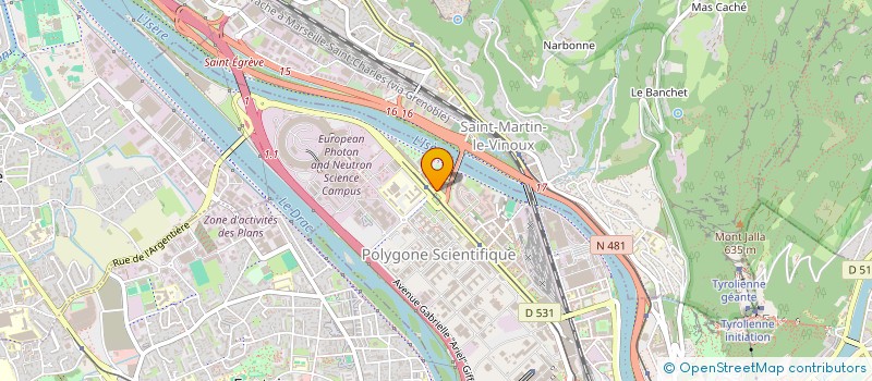 localisation de l'entreprise MONSIEUR ISSAM JEMILI  SAINT-MARTIN-D'HERES