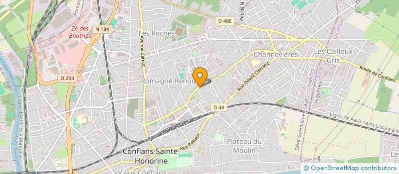 localisation de l'entreprise MONSIEUR ISSAM JIAB  CONFLANS-SAINTE-HONORINE