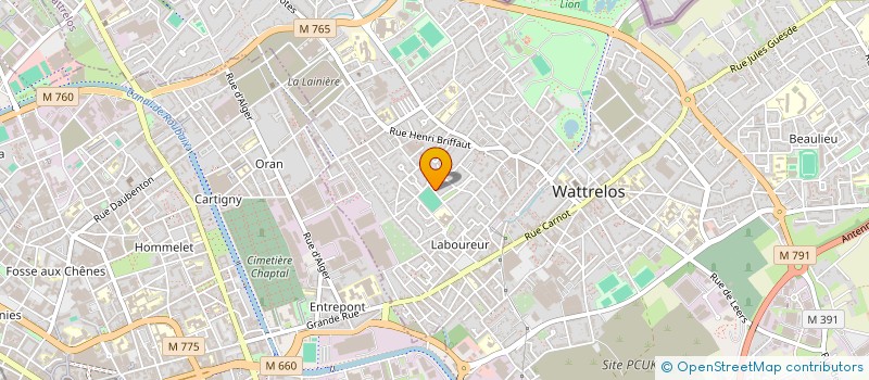 localisation de l'entreprise MONSIEUR ISSAM KABOUCHE  WATTRELOS