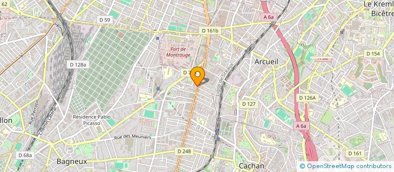 localisation de l'entreprise MONSIEUR ISSAM KADAOUIH LENOIR à BAGNEUX