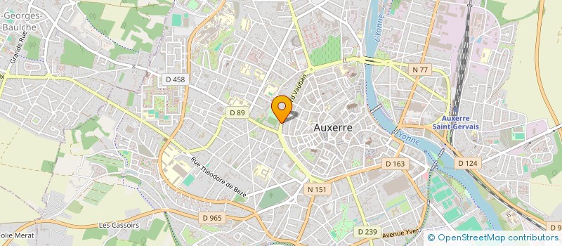 localisation de l'entreprise MONSIEUR ISSAM KAZAZ à AUXERRE