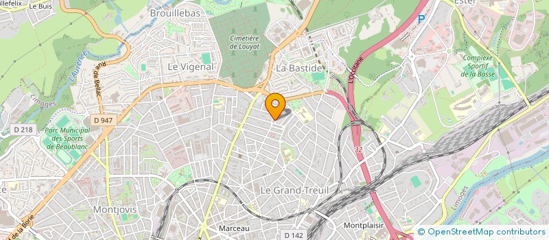 localisation de l'entreprise MONSIEUR ISSAM KHAMOUJA à LIMOGES