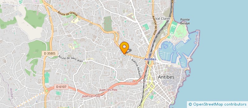 localisation de l'entreprise MONSIEUR ISSAM KROUK à ANTIBES