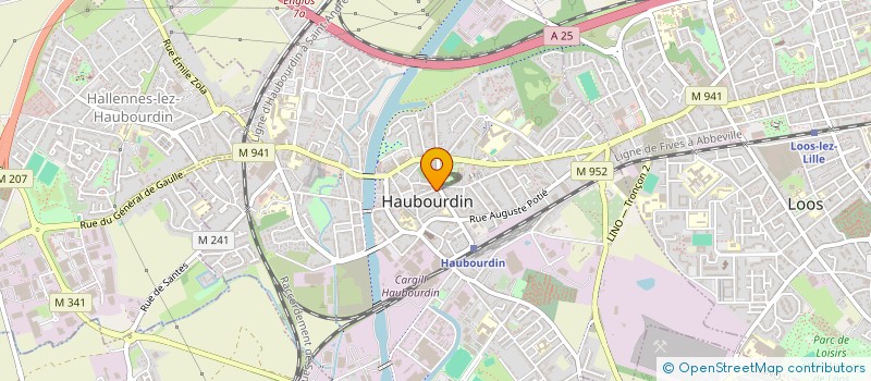 localisation de l'entreprise MONSIEUR ISSAM LALOUT  HAUBOURDIN