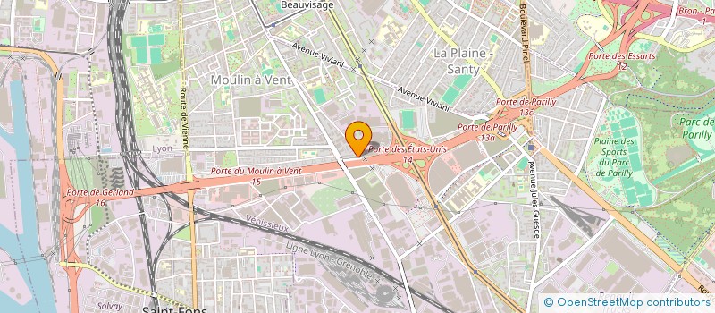 localisation de l'entreprise MONSIEUR ISSAM LEMHAMDI  VENISSIEUX