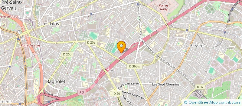 localisation de l'entreprise MONSIEUR ISSAM LETAIEF  MONTREUIL