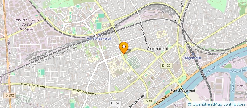 localisation de l'entreprise MONSIEUR ISSAM LOUAFI  ARGENTEUIL