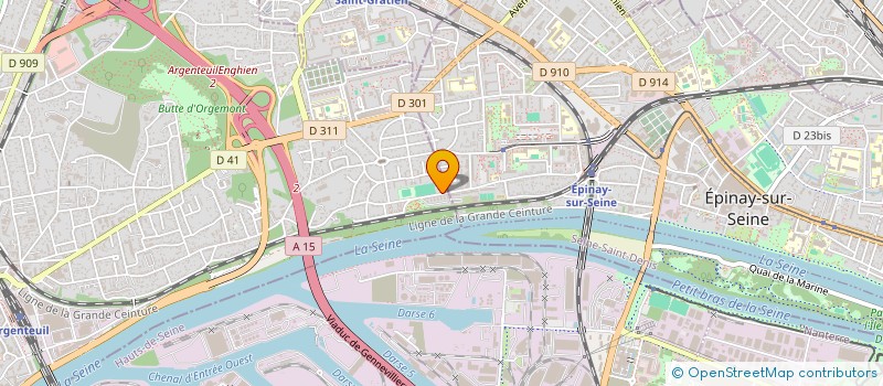 localisation de l'entreprise MONSIEUR ISSAM M'RAIHI  ARGENTEUIL