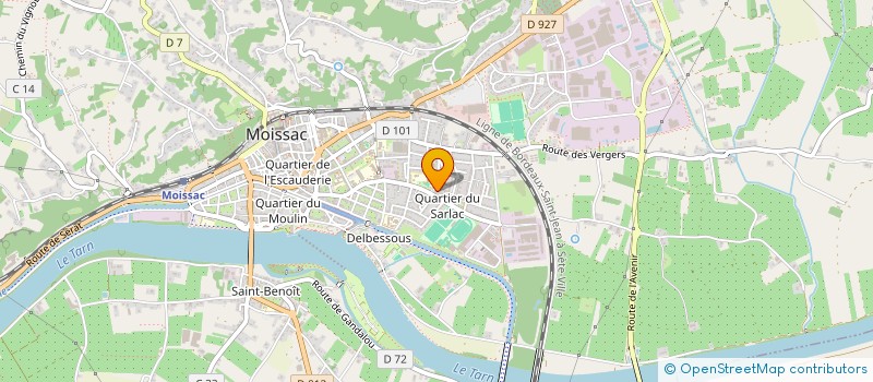 localisation de l'entreprise MONSIEUR ISSAM MAHJOUBA à MOISSAC