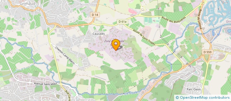 localisation de l'entreprise MONSIEUR ISSAM MATMED  GRIMAUD