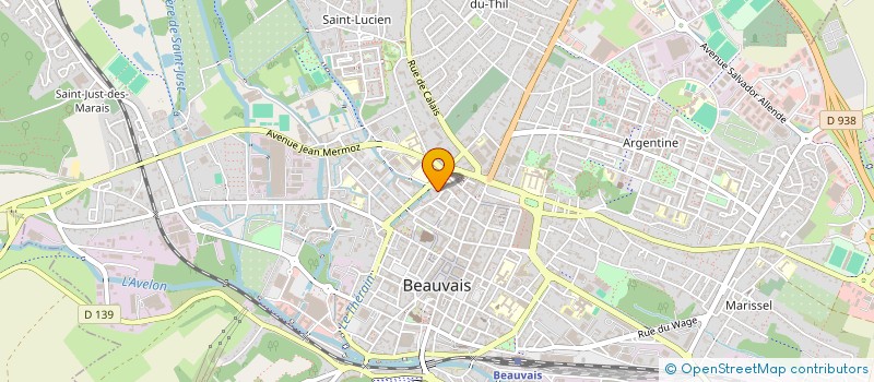 localisation de l'entreprise MONSIEUR ISSAM NEZAZRA  BEAUVAIS