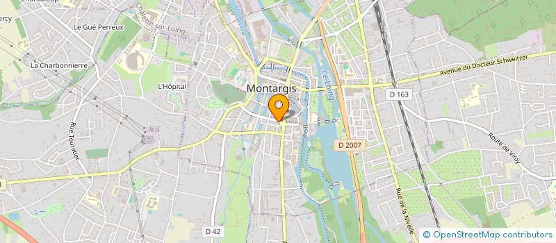 localisation de l'entreprise MONSIEUR ISSAM OUCHAAOU à MONTARGIS