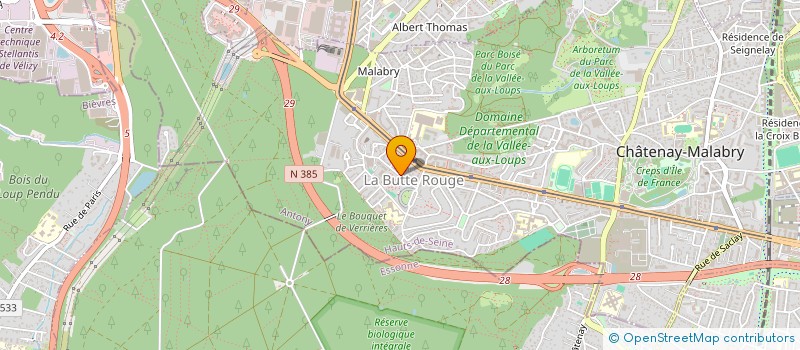 localisation de l'entreprise MONSIEUR ISSAM OUHMAD  CHATENAY-MALABRY