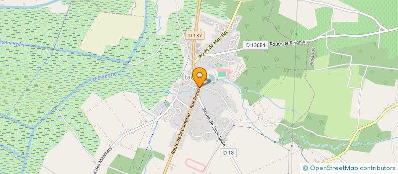 localisation de l'entreprise MONSIEUR ISSAM OUINEKH  PUGNAC