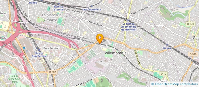 localisation de l'entreprise MONSIEUR ISSAM SABAA à VILLEMOMBLE