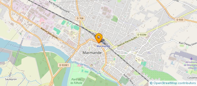 localisation de l'entreprise MONSIEUR ISSAM SAYEGH  MARMANDE