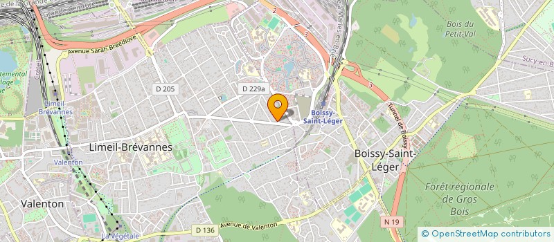 localisation de l'entreprise MONSIEUR ISSAM SBIAI  LIMEIL-BREVANNES