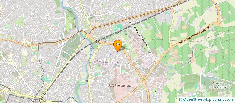localisation de l'entreprise MONSIEUR ISSAM SMIE  CASTELNAU-LE-LEZ