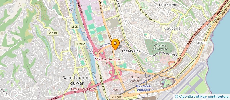localisation de l'entreprise MONSIEUR ISSAM TAAMALLAH à NICE