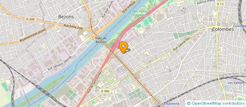 localisation de l'entreprise MONSIEUR ISSAM TAJRI  COLOMBES