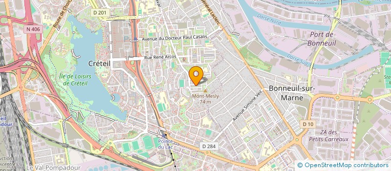 localisation de l'entreprise MONSIEUR ISSAM TOUGOURTI  CRETEIL