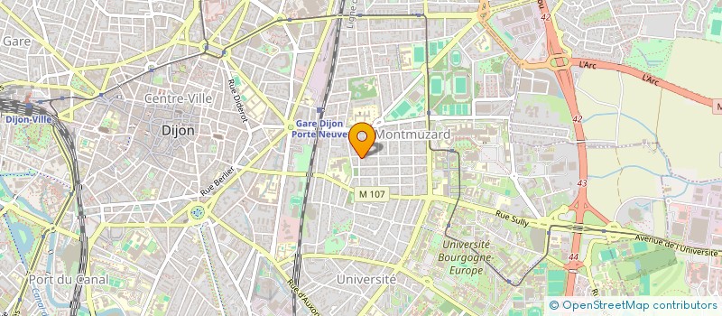 localisation de l'entreprise MONSIEUR ISSAM W BONNEAU  DIJON