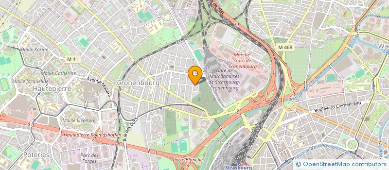 localisation de l'entreprise MONSIEUR ISSAM ZOUHEIR à STRASBOURG