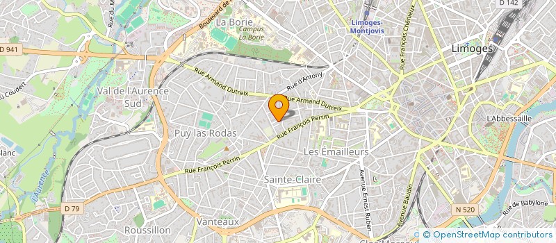localisation de l'entreprise MONSIEUR ISSAME OUBARI à LIMOGES