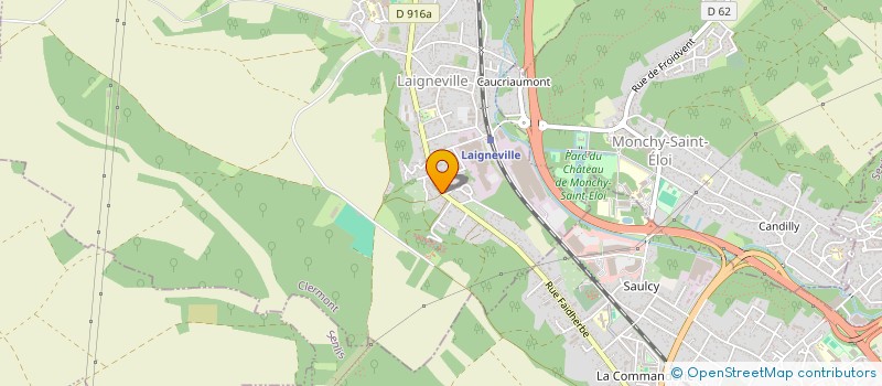 localisation de l'entreprise MONSIEUR ISSANN EL BOUANANI  LAIGNEVILLE