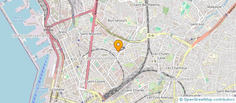 localisation de l'entreprise MONSIEUR ISSAOUI NEJI  MARSEILLE