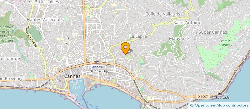 localisation de l'entreprise MONSIEUR ISSEM REFFAS à CANNES