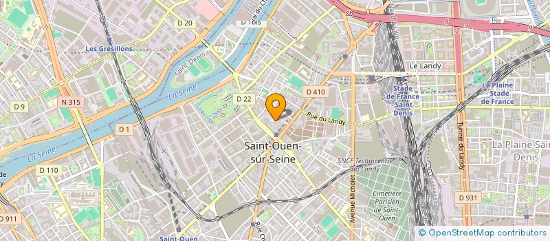 localisation de l'entreprise MONSIEUR ISSIAJA SILLAH à SAINT-OUEN-SUR-SEINE
